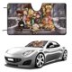 thumbnail image 1 of The Loud House Parasol para Parabrisas Delantero Protector Plegable, Visera Solar para Auto Bloquea Rayos UV Mantiene tu Vehículo Fresco 130cm*70cm, 1 of 6
