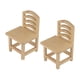 thumbnail image 1 of Silla En Miniatura Para Casa De Muñecas, Muebles, Modelo DIY, Proyectos, Escena Artesanal, 2 Uds., 1 of 3