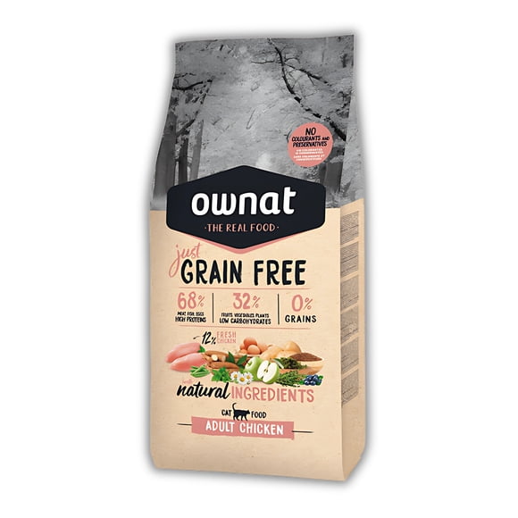 Alimento para gatos Just Grain Free Adult Chicken Cat 3 Kg