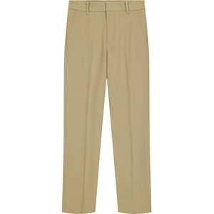 Pantalones Tommy Hilfiger Para Niños Con La Parte Delantera Plana, Recto, 18, Color Caqui