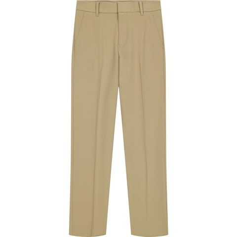 Pantalones Tommy Hilfiger Para Niños Con La Parte Delantera Plana, Recto, 12 Años, Caqui