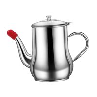 Bothyi - Recipiente De Acero Inoxidable Para Aceite De Cocina, Para Freír Y Acampar, 800 Ml