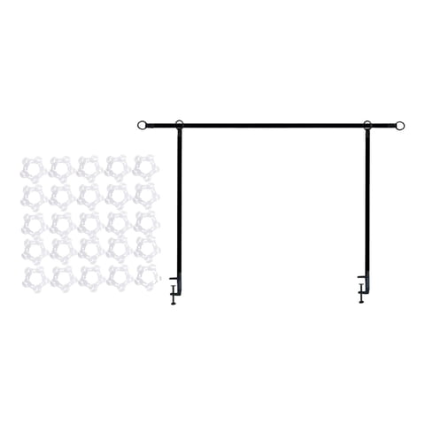 Ioensy - Soporte Para Barra Sobre La Mesa Con Accesorio De Abrazadera Para La Fiesta De Acción De Gracias