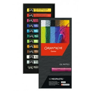 Caran D'Ache - Pasteles Extra Finos Neopastel Caran D Ache Set 12 Colores