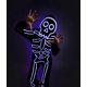 thumbnail image 3 of Disfraz de esqueleto de Halloween de Elfos borrachos para mujer, mono cómodo y fácil para adulto, mono de huesos con iluminación LED para mujer, disfraz de Halloween, XL, 3 of 9