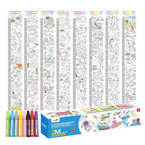 Otuti - Rollo De Papel Adhesivo Para Colorear Con Crayones 2Mts