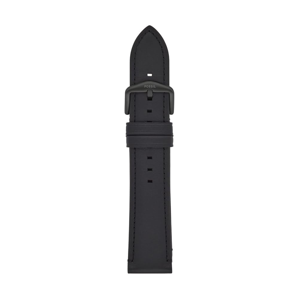 Correa Para Reloj Fossil 22mm De Cuero Litehide Negro