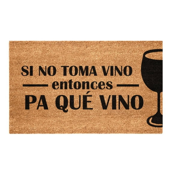 Limpiapiés Choapino Biodegradable Si No Toma Vino, Pa Que Vino
