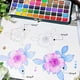thumbnail image 4 of Set de pinturas de acuarela Artecho 50 colores con papeles y pinceles, 4 of 7