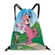 thumbnail image 1 of Snagglepuss Mochila de Cuerdas para Deportes y Gimnasio, Bolsa de Cuerdas Resistente al Agua, Bolsa Cinch, 30×40cm, 1 of 6