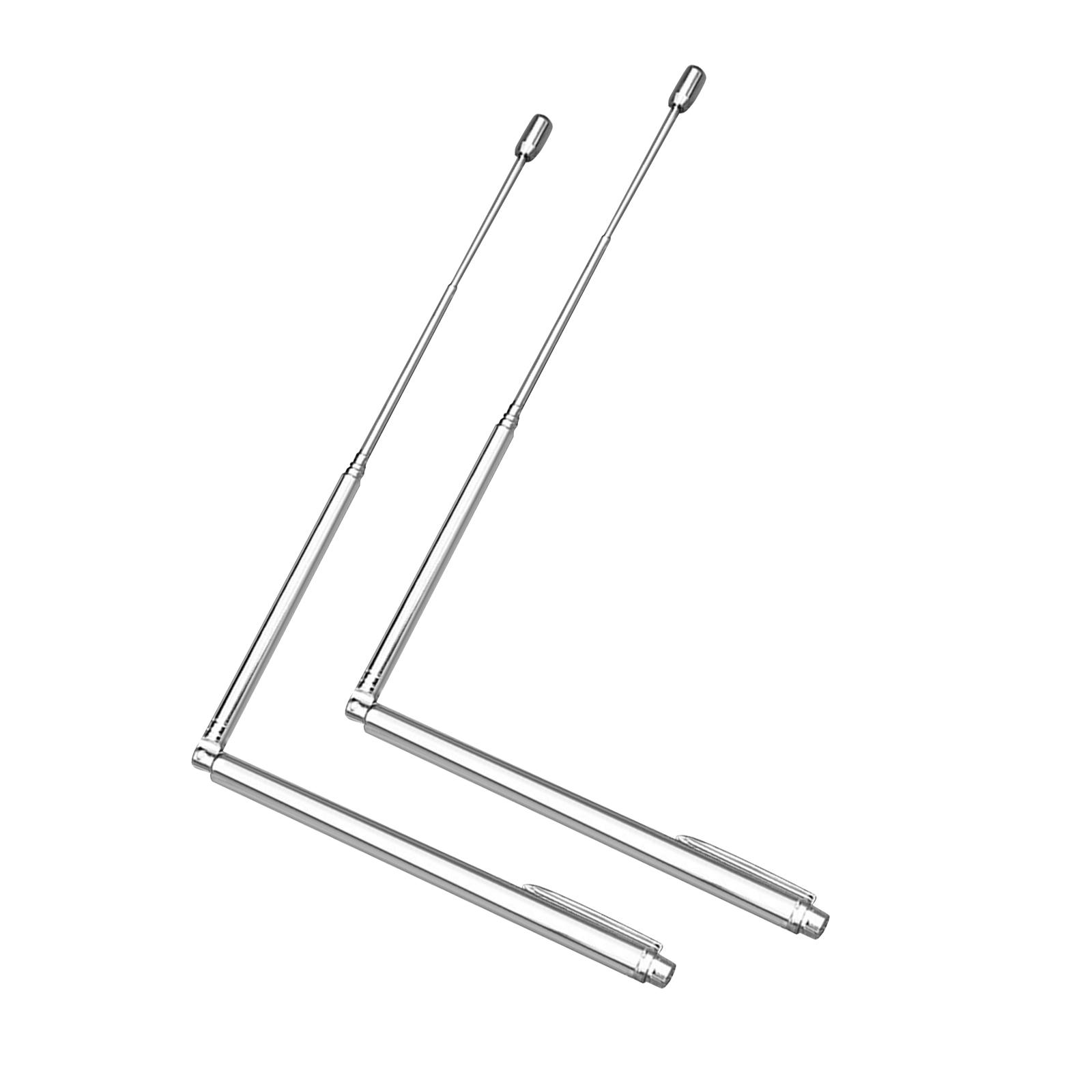 Ioensy - Varilla De Radiestesia Varilla De Detección Retráctil De Acero Inoxidable Para Uso En Exteriores