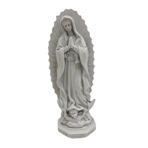 Magideal - Estatua De La Virgen María Católica, Estatuilla De Nuestra Señora, Regalo De Boda Religioso , Gris