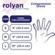 thumbnail image 4 of Guante de compresión Rolyan para artritis e hinchazón del túnel carpiano, 4 of 6