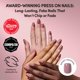 thumbnail image 2 of Uñas postizas Glamnetic forma corta cuadrado‑ovalada – kit de 30 piezas, 2 of 9