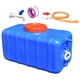 thumbnail image 3 of Tanque De Agua Reutilizable, Cubo De Almacenamiento Horizontal Para Camping, Jardín, Coche, Azul, 47,5 Kg, 3 of 4
