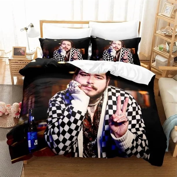 Post Malone All Season Duvet Cover Bedding Comforter sets Soft Quilt Cover and Pillowcases Single Double Queen KingBed Sheets
