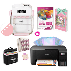 We R Memory Keeppers - Kit Cinch Cuadrada + Impresora Epson L3210 + Curso De Regalo