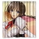 thumbnail image 1 of Cortina de ducha de baño con diseño de anime de chica encantadora con ganchos, tamaño 66 x 72 pulgadas, 1 of 3