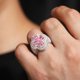 thumbnail image 5 of Anillo de Moissanita Brillante para Mujer Anillo de Compromiso de Diamante Creado en Laboratorio de Plata Esterlina S925 Aniversario Promesa Moda Lujo Adecuado para Uso Diario Boda Cumpleaños, 5 of 6