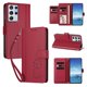 thumbnail image 2 of Funda Cartera Trébol para Samsung Galaxy S21 Ultra con Ranuras Tarjetas y Carga Inalámbrica Rojo, 2 of 6