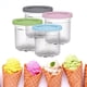 thumbnail image 2 of Juego de 4 recipientes para helado cremoso, vasos, frascos y botes, compatible con las máquinas para hacer batidos NC299AMZ y NC300s., 2 of 5