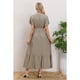 thumbnail image 3 of Vestido Largo Verano Mujer Manga Corta Abertura Botones 328, 3 of 3
