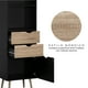thumbnail image 4 of Estante Librero Top Living Gotemburgo Black Nórdico Cajones, 4 of 11