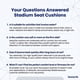 thumbnail image 3 of Cojín para asiento de estadio SeatyLife de 7 cm, impermeable, paquete de 2, 3 of 9