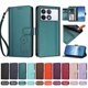thumbnail image 4 of Funda Cartera Trébol para Xiaomi Poco F6 Pro con Ranuras Tarjetas y Carga Inalámbrica Verde oscuro, 4 of 6
