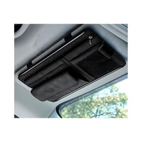 Xusx111 - Organizador Del Visor Del Sol Del Coche, Gafas De Superficie De Cuero Suave, Bolsa De Almacenamiento Del Coche Del Titular De La Tarjeta, Bolsa Del Organizador Del Parasol Del Coche Impermea