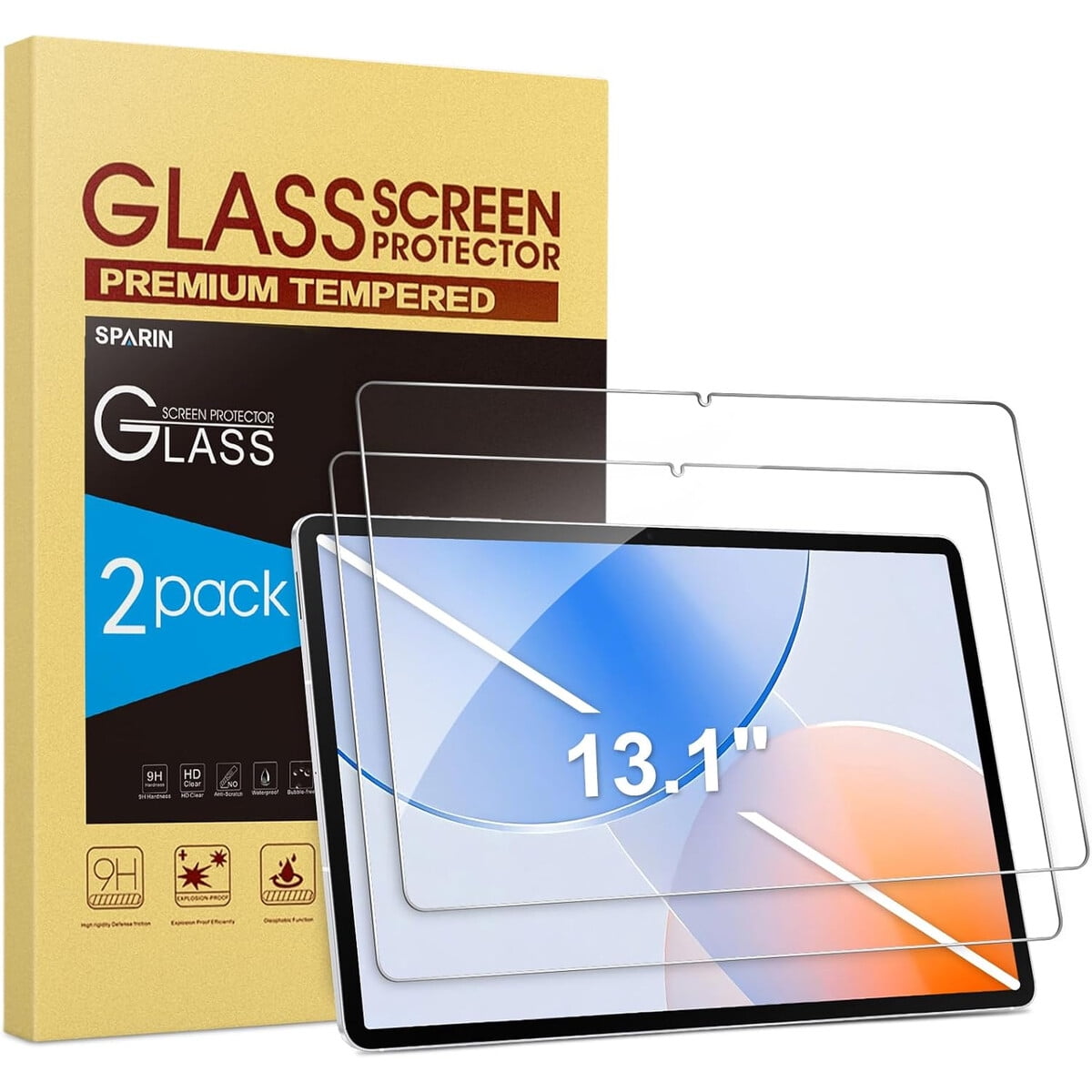 Protector Pantalla Sparin 13.1 2 Pack Galaxy Tab S10 Fe Plus