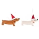 thumbnail image 2 of 2x Colgantes Navide?os Decoraciones Dachshund Perro Adorno Marrón Y Blanco, 2 of 4
