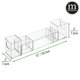 thumbnail image 3 of Organizador de botiquín para baño mDesign Lumiere, paquete de 2, 3 of 6