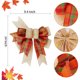 thumbnail image 2 of SIMISI Ribbon: lazo otoñal para coronas, de cuadros búfalo naranjas, 2 of 3
