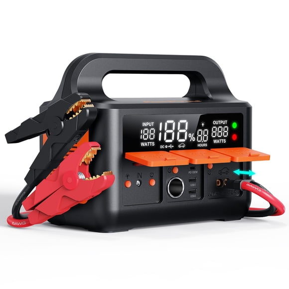 Arrancador Portátil KeenPower 8000A 12V DC+PD 200W