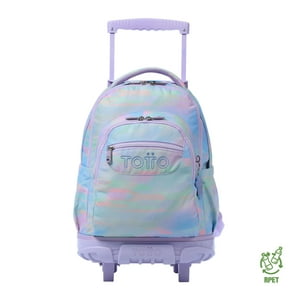 Totto - Mochila Escolar Con Ruedas Bomper Renglon Luminia