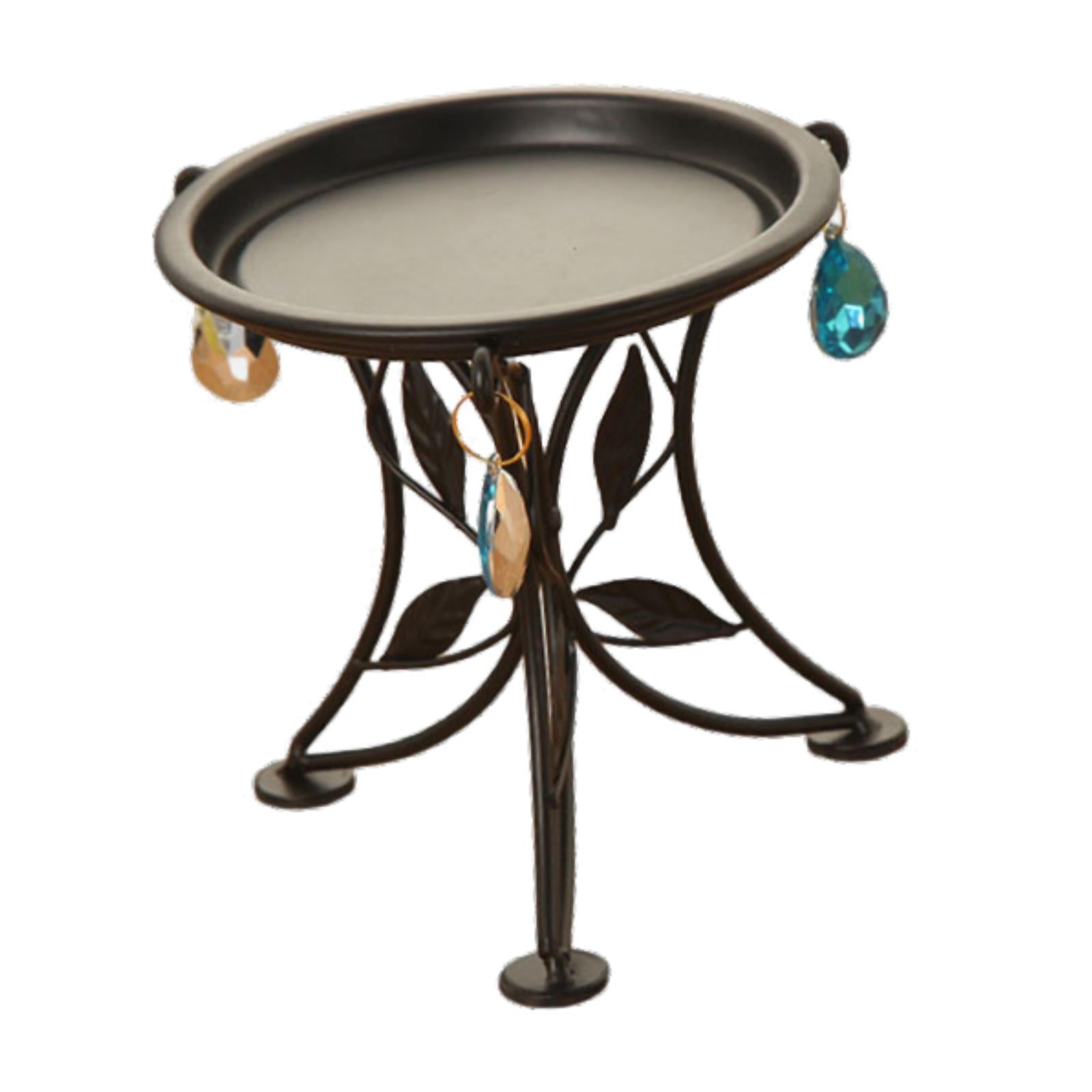 Magideal - Soporte De Metal Para Plantas, Decoración De Estante Para Macetas, Decoración, Estante De Soporte, Soporte Para Macetas Para Exterior, Interior, Mesa, Negro
