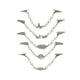 thumbnail image 2 of 5x Suéter Clips Con Cadena Chic Cardigan Collar Clips Para Niñas Mujeres Fiesta, 2 of 5