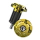 thumbnail image 5 of 2 piezas de tapones para empuñaduras de manillar de motocicleta/reemplazo antivibración 7/8 pulgadas aleación de aluminio manillar tapón de extremo de Oro, 5 of 5