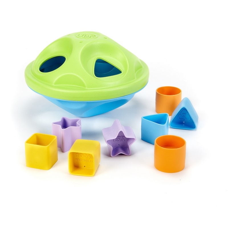Green Toys - Juego De Encajes Shape Sorter Multicolor
