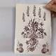 thumbnail image 1 of 1 sheet Waterproof and Sweatproof Temporary Tattoo Sticker for Women - Lace Hollow Pattern Design, 1 of 3