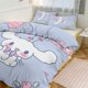 thumbnail image 1 of Cute Cinnamoroll Cartoon Duvet Cover Set Bedding Set 1 Duvet Cover And 2 Pillowcases 3D Cartoon Dog Printed Comfortable And Ultra Soft Bed Set Room Decor for Bedroom, 1 of 5
