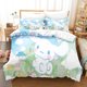 thumbnail image 2 of Cinnamoroll Bedding Sets Cartoon Comforter Quilt Bed Cover Duvet Cover Pillow Case 2-3 Pieces Sets Kids Adult Size, 2 of 5
