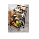 thumbnail image 3 of Organizador Carrito Plegable Multiuso Con Ruedas Negro, 3 of 3