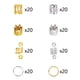 thumbnail image 2 of 160 piezas de anillos de metal para el cabello, varios estilos, para recibir el cabello, espirales, botones para trenzas, cuentas decorativas, joyería, extensiones de cabello, pasadores, accesorios, 2 of 8