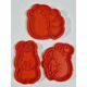 thumbnail image 3 of Cortadores de Galletas de Capibara - San valentín (pack 3 un), 3 of 3
