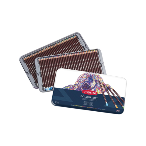 Lápices De Colores Coloursoft Derwent Set 72