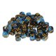 thumbnail image 2 of 50 Unid/set D6 Dados De Esquina Redonda 12mm Para Juego De Rol De Fiesta Juguete Azul Negro, 2 of 3