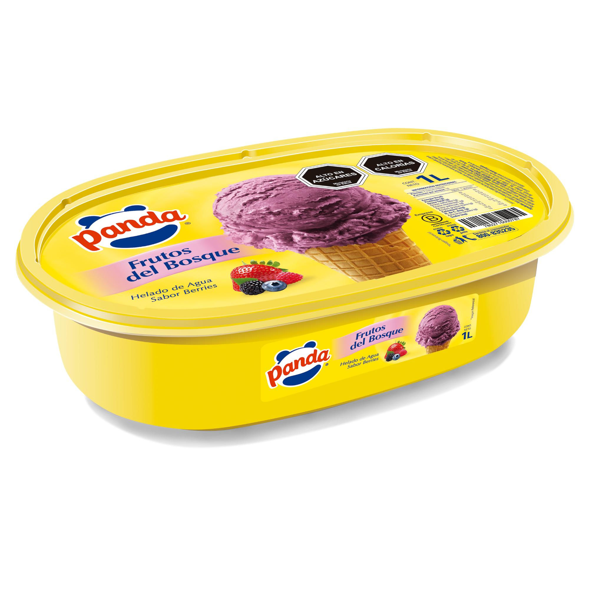 Helado Cassata Frutos Del Bosque Cassata 1 L Panda