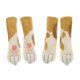 thumbnail image 1 of 4pcs Knit Furniture Pies Calcetines Silla Pata Protector de piso Cubre Marrón, 1 of 5